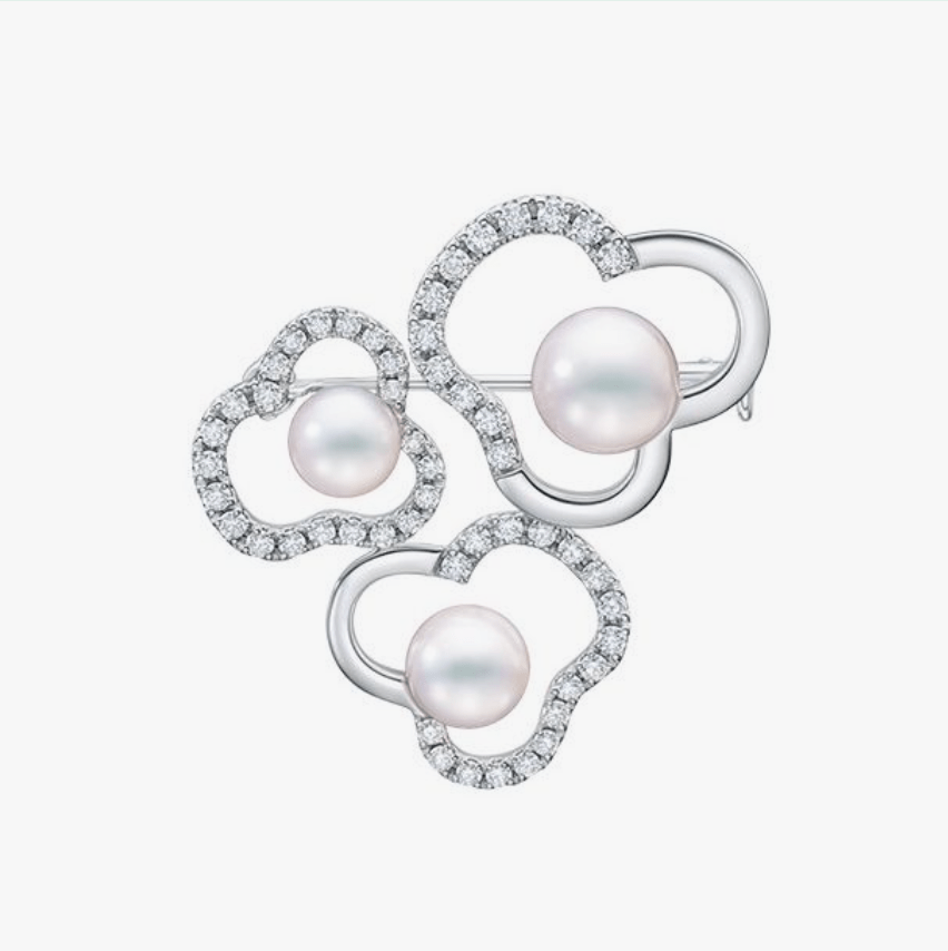 TASAKI チャンツ ダイヤモンド パヴェ ブローチ