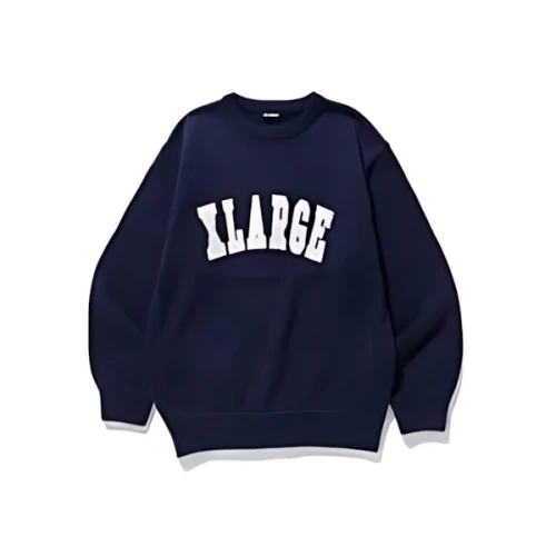 XLARGE COLLEGE LOGO CREWNECK KNIT