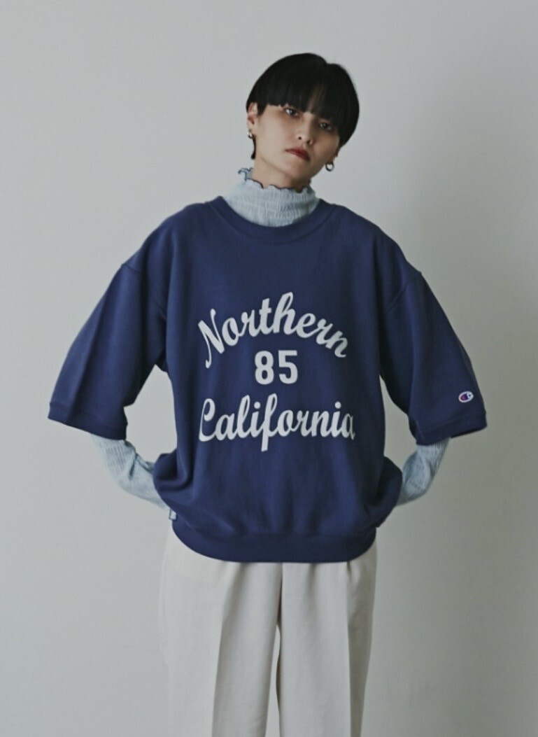 Champion <ROSE BUD別注>半袖スウェットシャツ