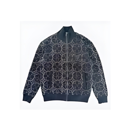 LOUIS VUITTON White Flower Monogram Jacket