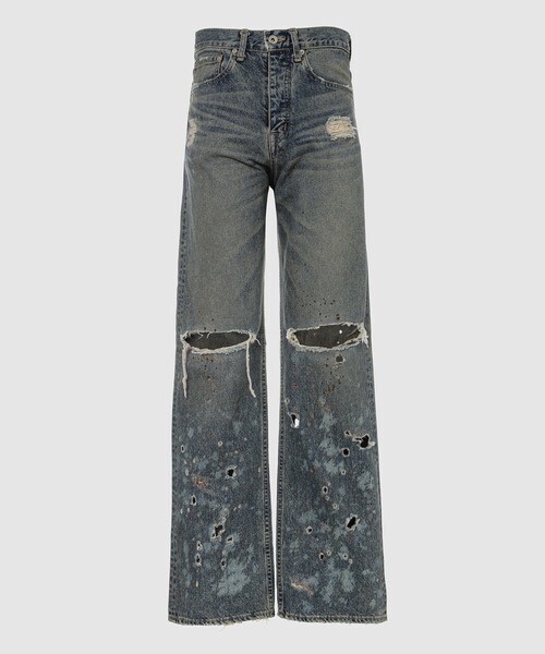 DAIRIKU "Damage" Straight Denim Pants