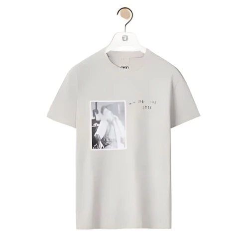 LOEWE ポートレート プリント コットン Tシャツ
