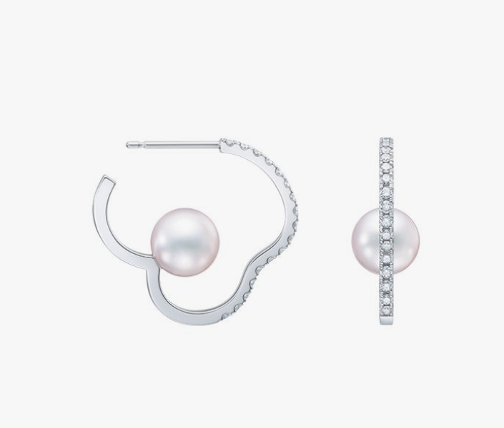 TASAKI チャンツ シグネチャー ダイヤモンド パヴェ イヤリング