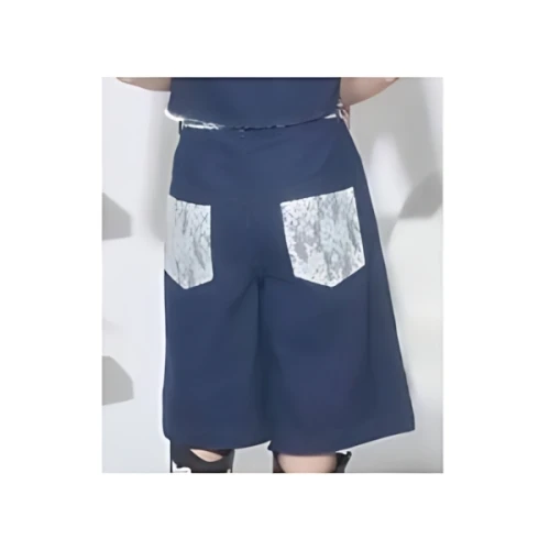 JUST A NOON レースデニムパンツ