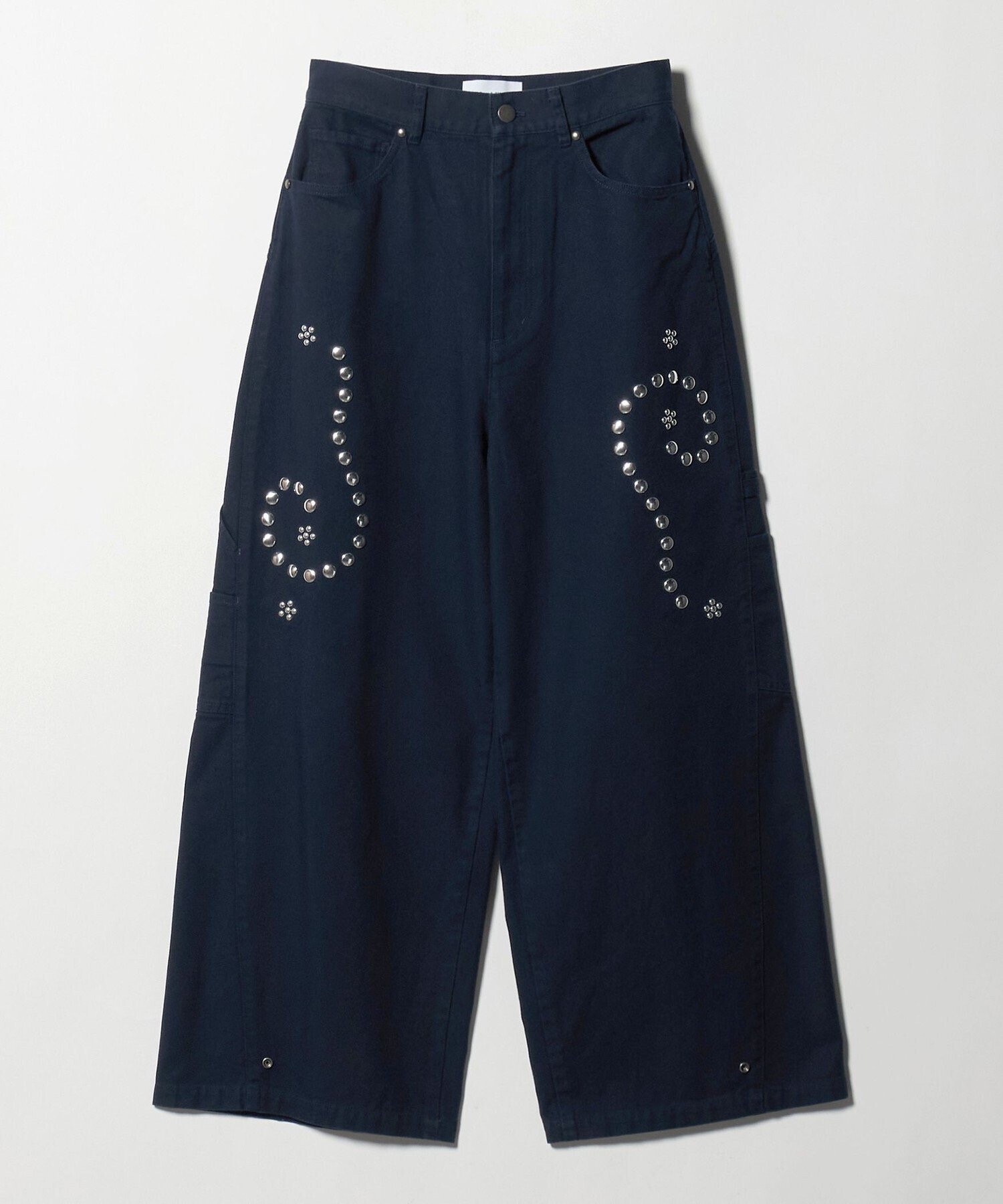 BEAUTY&YOUTH UNITED ARROWS コットン メタルモチーフ ペインターパンツ