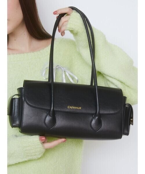 CALNAMUR ボストンリボンバック
