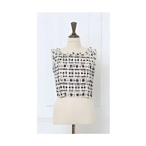 MISTREASS Compact Tweed Bustier