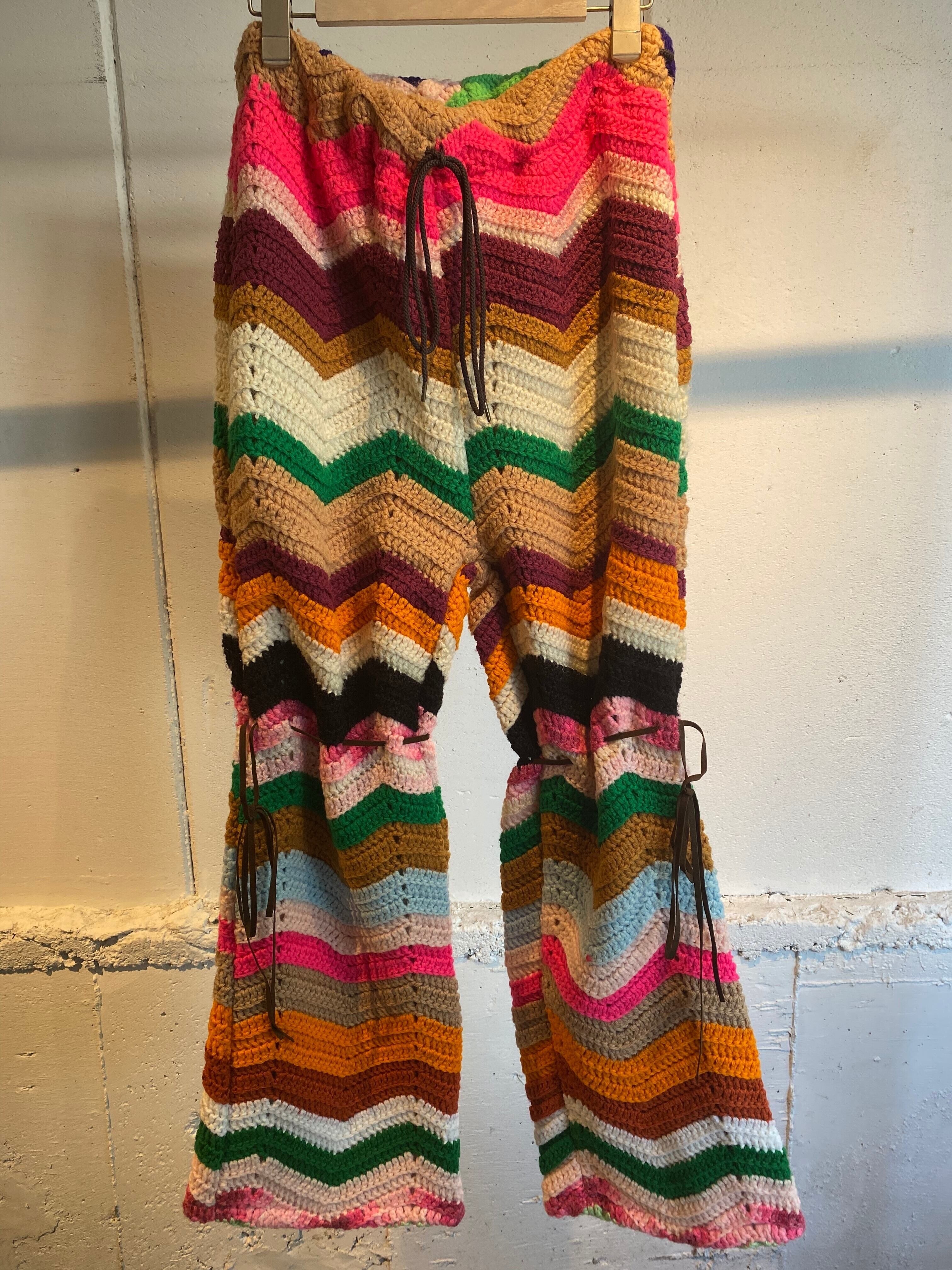 77circa circa make granny blanket pants