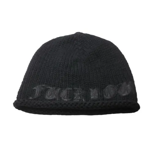 Chrome Hearts FUCK YOU ビーニー ニット