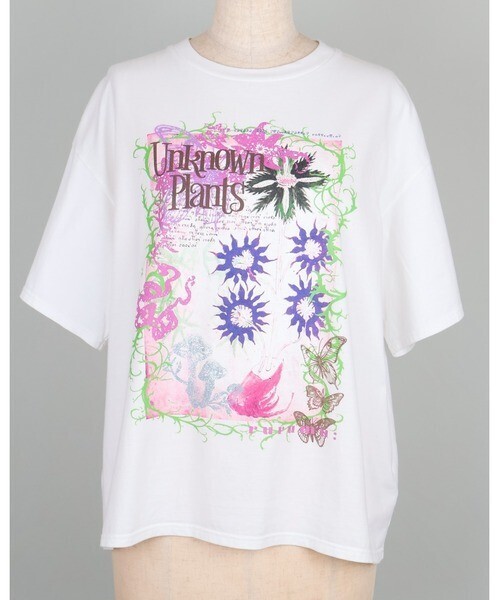 rurumu: 'Unknown Plants' printed Tee