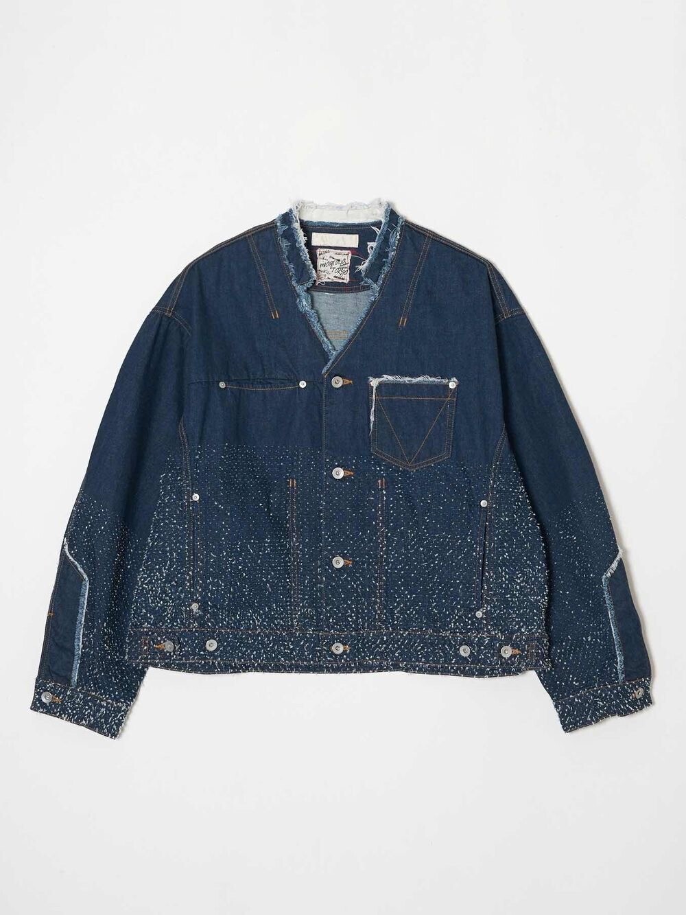 meagratia Gradation needle-punched denim BL