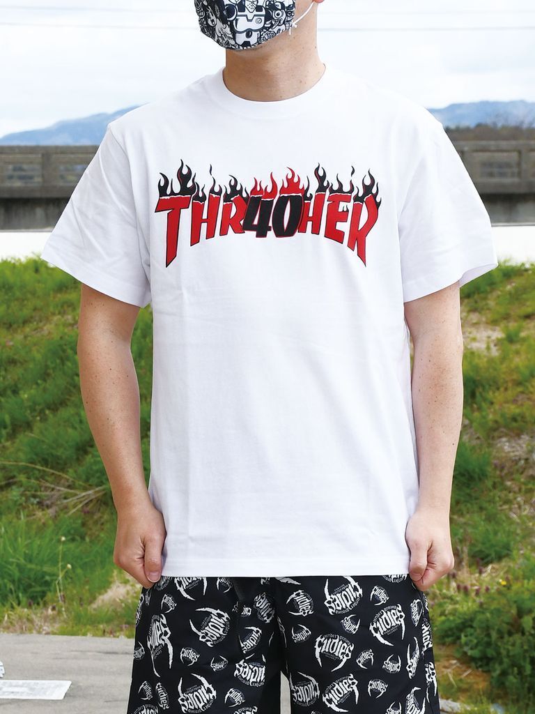 THRASHER 40 Flame T-SHIRT