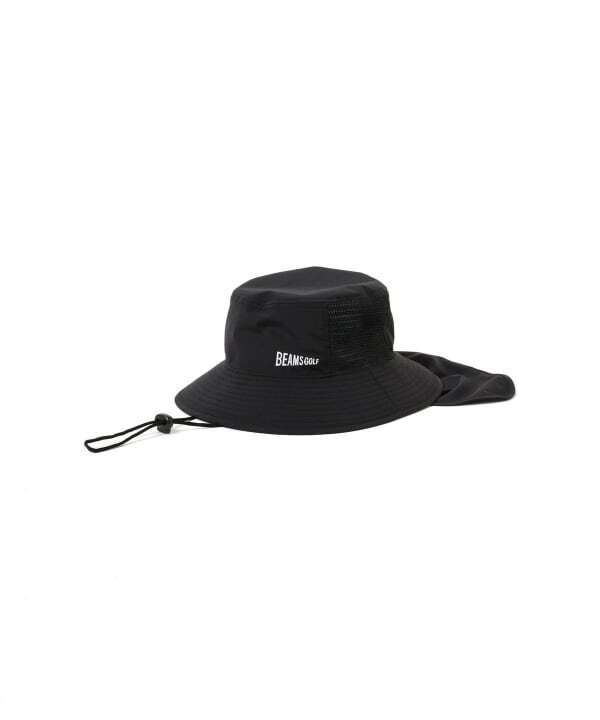 BEAMS GOLF Bucket hat with sunshade cover