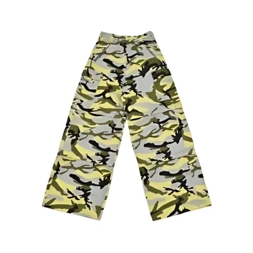 VETEMENTS NEON CAMO BIG SHAPE TRANSFORMER PANTS(CAMO)