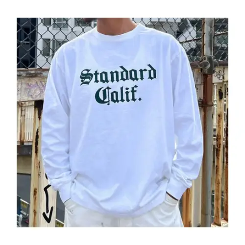 STANDARD CALIFORNIA SD US Cotton Logo Long Sleeve T -Official