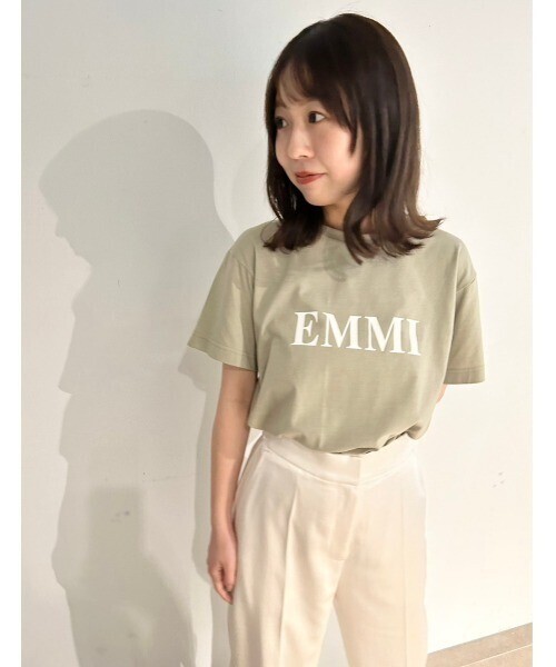 emmi 【emmi atelier】emmiロゴTシャツ