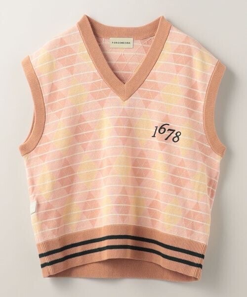 FORSOMEONE RETRO KNIT VEST/ベスト
