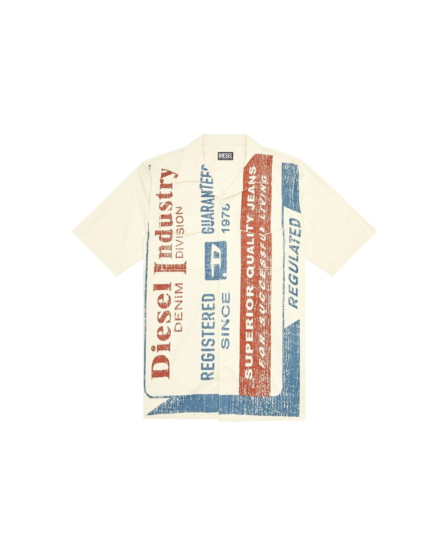 DIESEL メンズ シャツ ボウリングシャツ 半そで