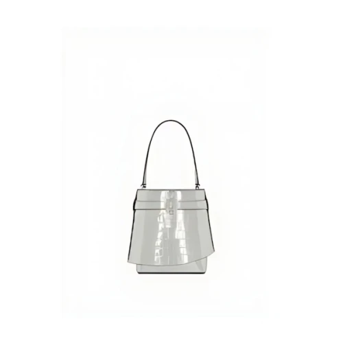 GIVENCHY シャークロック バケットバッグ クロコダイル型押しレザー