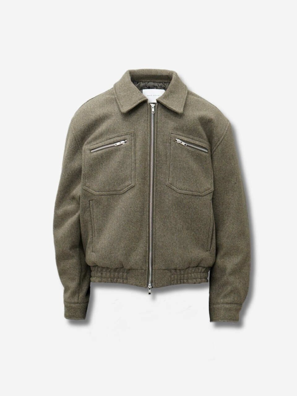Chikashitsu + clear wool blouson