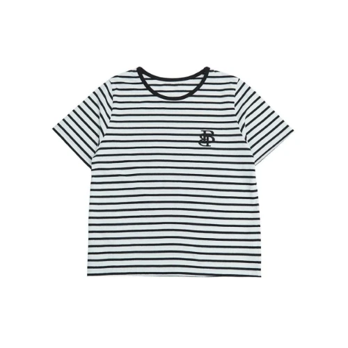 Boka nii ボーダーロゴTシャツ