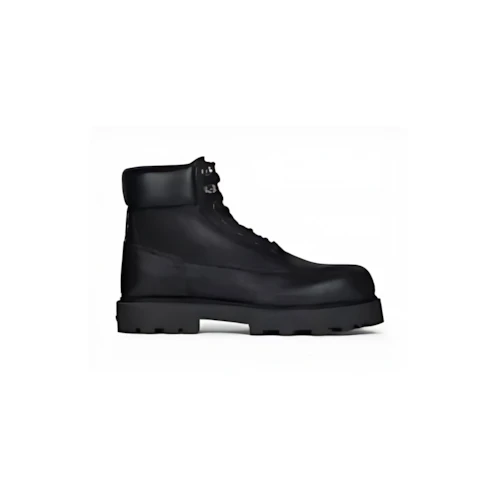 GIVENCHY ショー アンクルブーツ シャイニーレザー