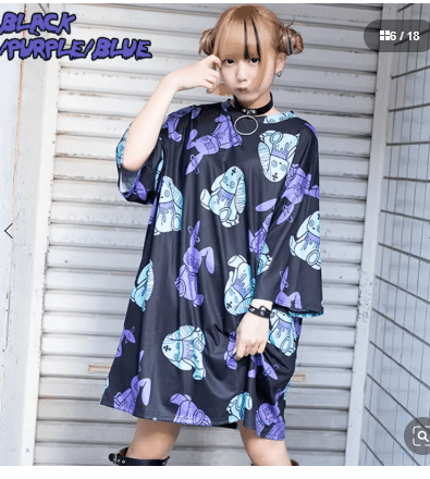 ACDCRAG Pバニードール ヒュージTシャツ