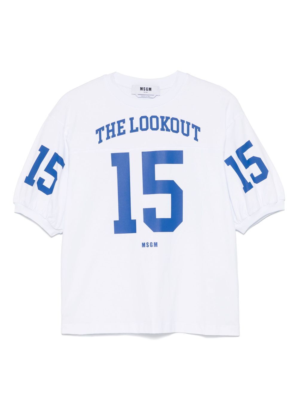 MSGM White T-shirt The Lookout 15