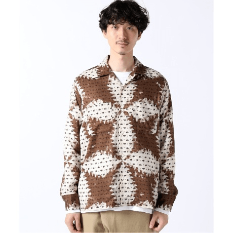 JOURNAL STANDARD relume 【NOMA t.d.】フラワーキルトシャツ