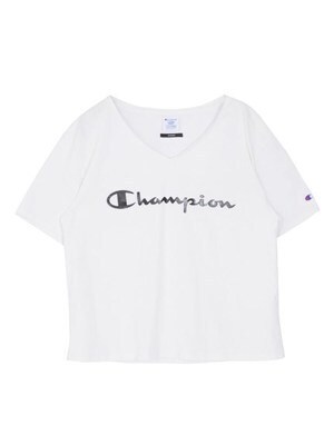 EMODA EMODA×Champion V NECK COLOR LOGO T/S