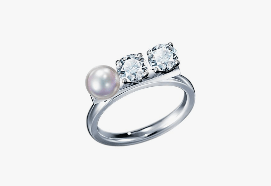 TASAKI バランス ダイヤモンド ツイン リング