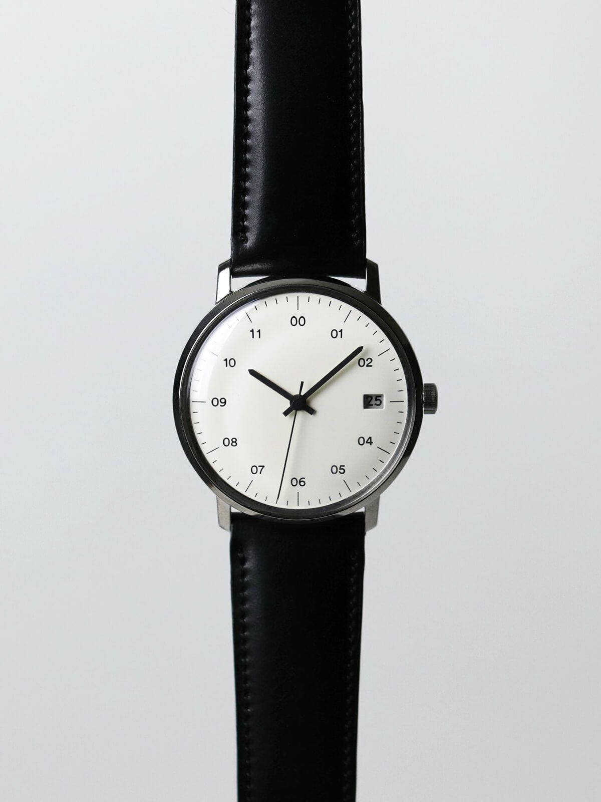 sazare SK02 / SS SILVER MIRROR FINISH / WHITE DIAL