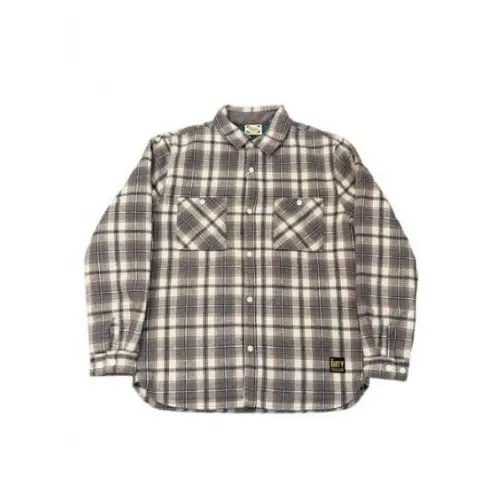 AT-DIRTY OLD CHECK QUILTING L/S SHIRT