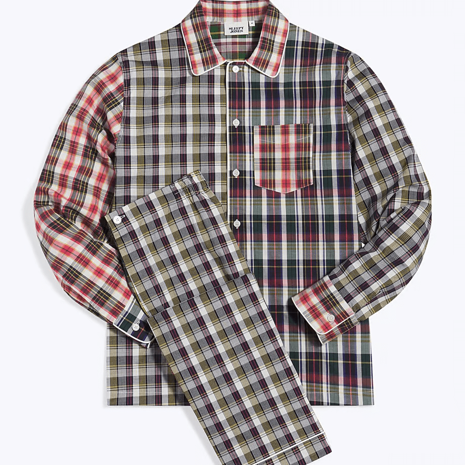 SLEEPY JONES HENRY PAJAMA SET Multi Madras Fun Set