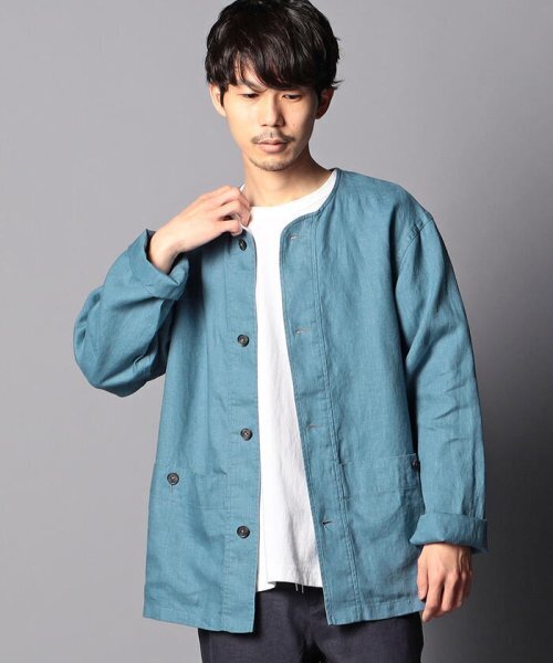 NOLLEY\'S リネンノーカラーブルゾン ジャケット