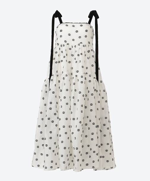 sister jane Lucia Jacquard Midi Dress