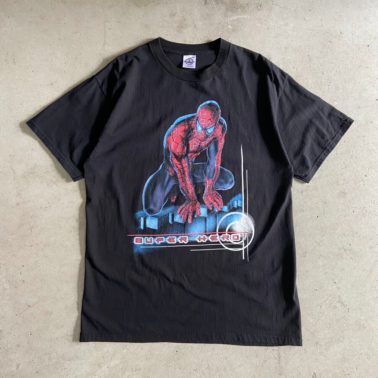 Vintage 00年代 SPIDER-MAN スパイダーマン キャラクタープリントTシャツ