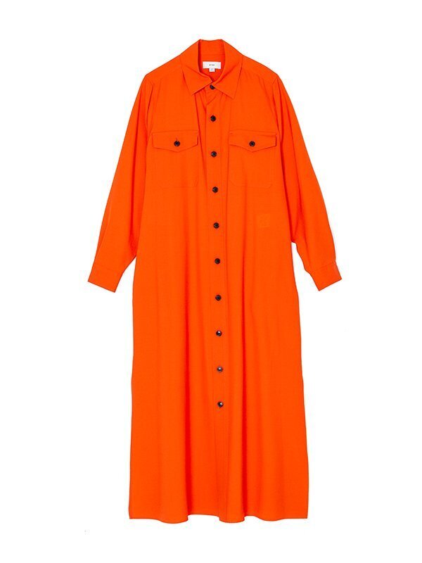 HYKE TROPICAL SHIRT DRESS
