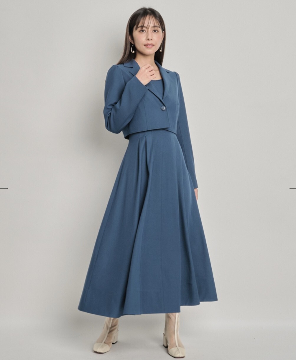 And Couture テーラージャケット＋キャミワンピースセット