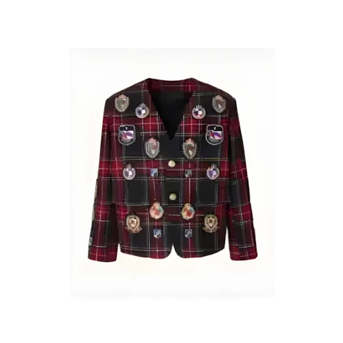 ANREALAGE PATCHWORK EMBLEM JACKET