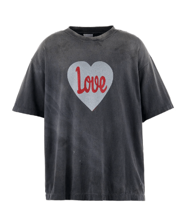 SAINT M×××××× TEE/HEART LOVE