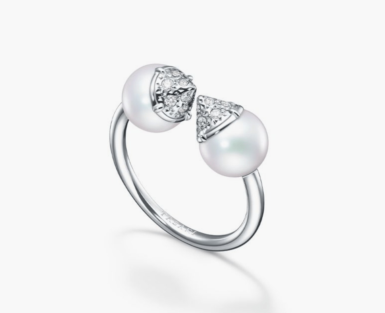 TASAKI リファインド リベリオン シグネチャー ダイヤモンド パヴェ リング