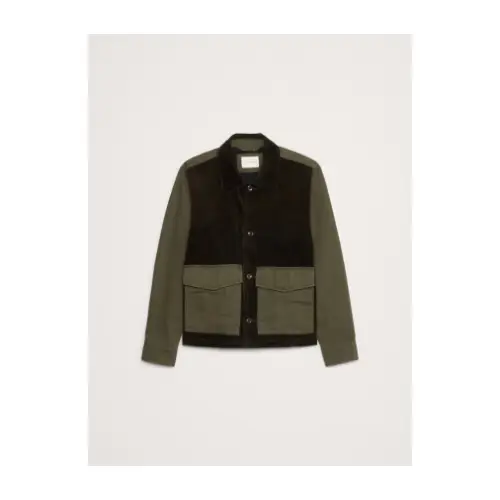 BANANA REPUBLIC コーデュロイ & キャンバス ジャケット
