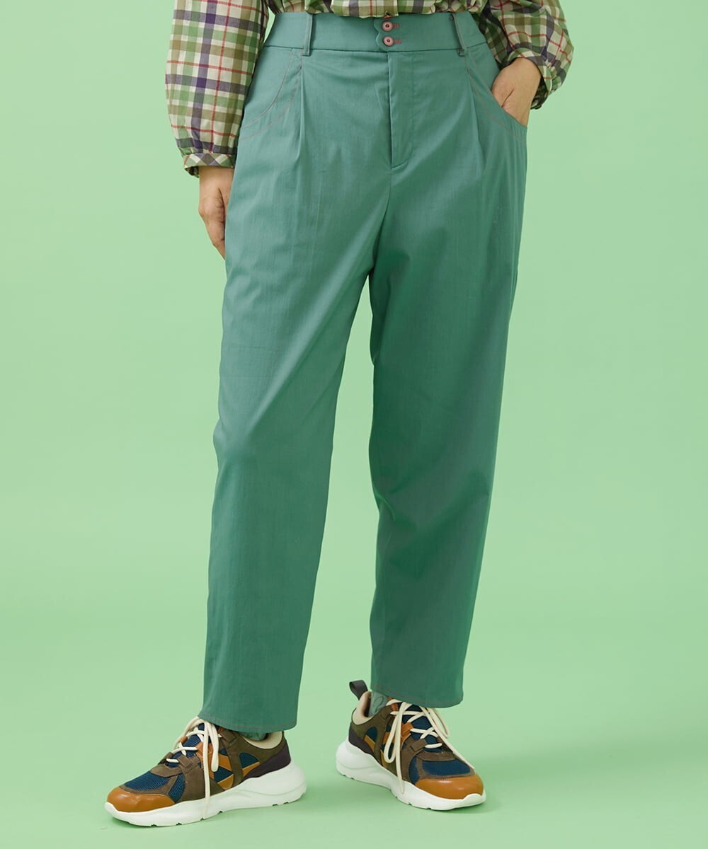 Jocomomola タイプライター テーパードパンツ