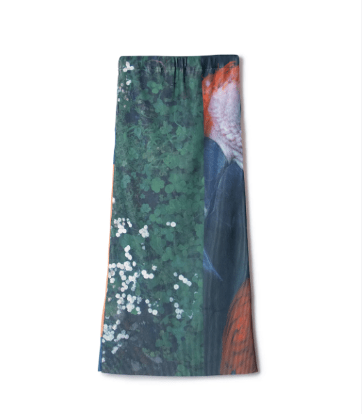 NON TOKYO PRINT RIB TIGHT SKIRT