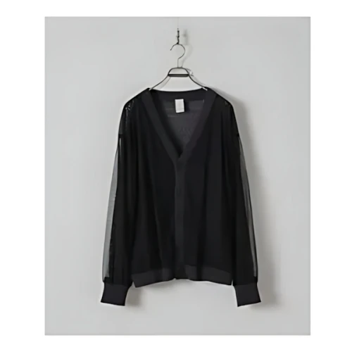 Casper John Tulle layered lace cardigan/チュールレイヤードレースカーディガン