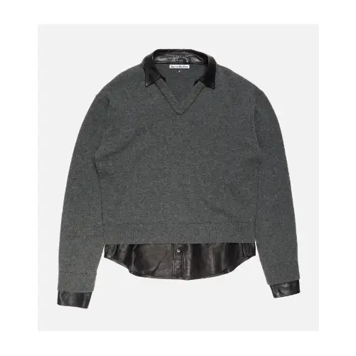 Acne Studios レイヤードウールニット
