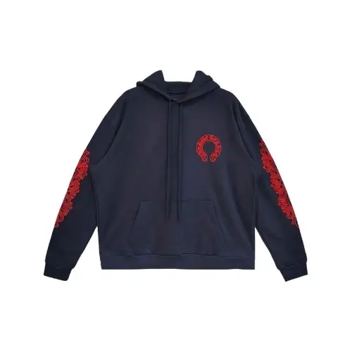Chrome Hearts Horseshoe Floral Sleeve Hoodie