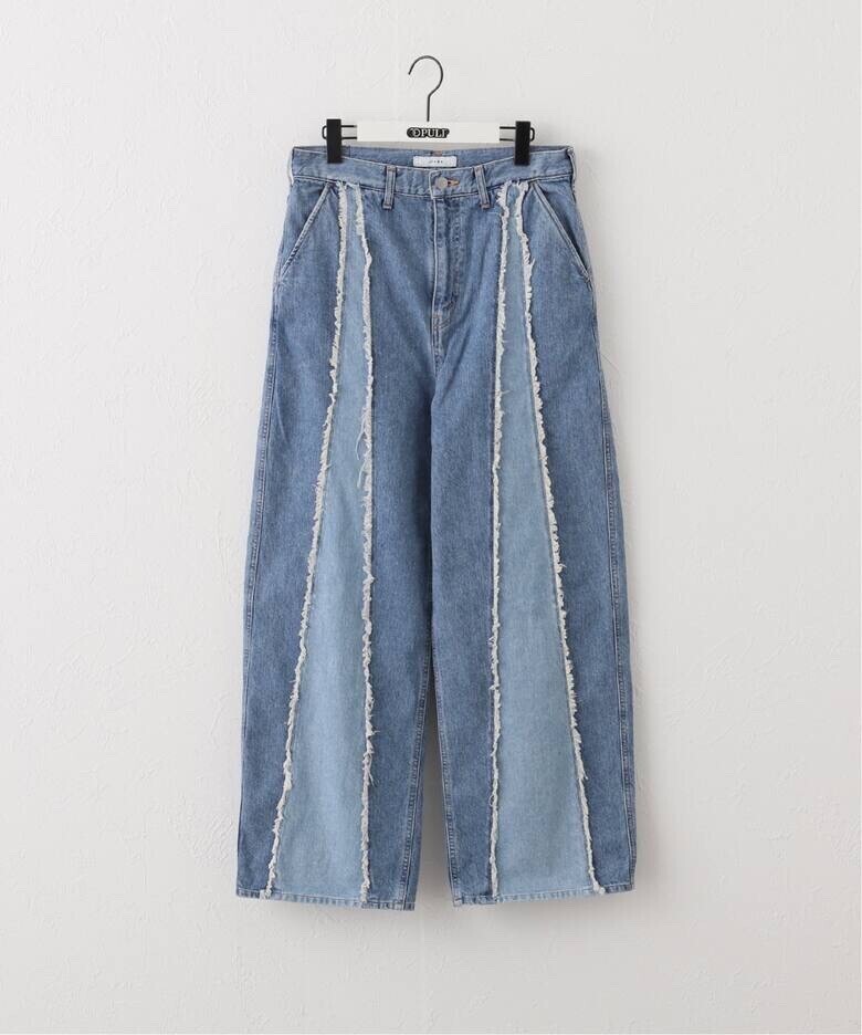JIEDA SWITCHING OVER DENIM PANTS