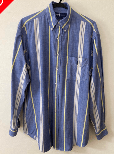 Ralph Lauren モーリシャス製 長袖ボタンダウンシャツ